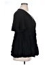 Torrid 100% Rayon Black Short Sleeve Blouse Size 1X Plus (1) - photo 4