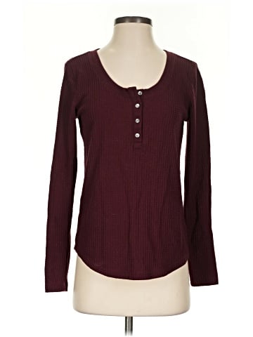 Ann Taylor LOFT Long Sleeve Henley (view 1)