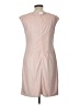 Cato 100% Polyester Solid Pink Casual Dress Size 12 - photo 2