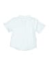 Zara Solid Blue Short Sleeve Button-Down Shirt Size 9-12 mo - photo 2