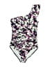 Unbranded Floral Purple One Piece Swimsuit Size M - photo 1