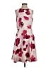 Donna Morgan 100% Polyester Floral Pink Cocktail Dress Size 8 - photo 1