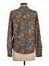 PrAna 100% Polyester Paisley Brown Long Sleeve Blouse Size XS - photo 2