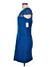 ICE 100% Nylon Blue Cocktail Dress Size 12 - photo 5