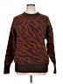 Ava & Viv Animal Print Brown Pullover Sweater Size 14 (X) - photo 1