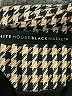 White House Black Market Houndstooth Ivory Jacket Size 14 - photo 6