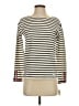 Talbots 100% Cotton Stripes Ivory Pullover Sweater Size P (petite) - photo 1