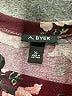 A. Byer Floral Burgundy Pullover Sweater Size XL - photo 7