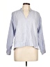 Everlane Stripes Blue Long Sleeve Blouse Size 12 - photo 1