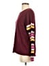 Boden Color Block Burgundy Pullover Sweater Size S - photo 5