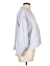 Everlane Stripes Blue Long Sleeve Blouse Size 12 - photo 4