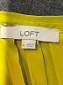 Ann Taylor LOFT 100% Polyester Yellow Sleeveless Blouse Size M - photo 7