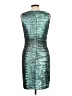 Kay Unger Metallic Teal Cocktail Dress Size 10 - photo 2