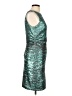 Kay Unger Metallic Teal Cocktail Dress Size 10 - photo 4