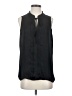 Simply Vera Vera Wang 100% Polyester Black Sleeveless Blouse Size S - photo 1