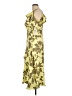DKNY 100% Polyester Tropical Yellow Casual Dress Size 12 - photo 5