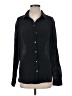 OUTERKNOWN 100% Cotton Houndstooth Black Long Sleeve Blouse Size S - photo 1