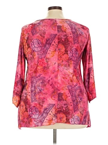 Brittany Black 3/4 Sleeve Blouse (view 2)