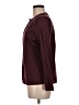 Mossimo 100% Cotton Burgundy Long Sleeve Blouse Size M - photo 5