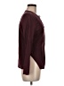 Mossimo 100% Cotton Burgundy Long Sleeve Blouse Size M - photo 4