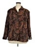 Coldwater Creek Paisley Brown Blazer Size 3X - photo 1
