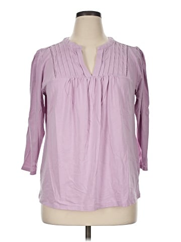 Lands' End 3/4 Sleeve Blouse (view 1)