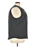 Ann Taylor LOFT 100% Polyester Gray Sleeveless Blouse Size 26 - photo 4