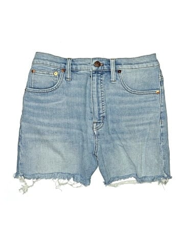 Madewell High-Rise Denim Shorts in Watt Wash: Summerweight Edition (view 1)