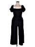 Trixxi Solid Black Jumpsuit Size XL - photo 1