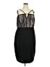 City Chic 100% Polyester Black Cocktail Dress Size 22 Plus (XL) - photo 1