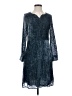 Garnet Hill Blue Cocktail Dress Size 2 - photo 1
