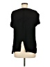 Trouve Metallic Black Short Sleeve Top Size M - photo 2