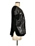 Trouve Metallic Black Short Sleeve Top Size M - photo 4