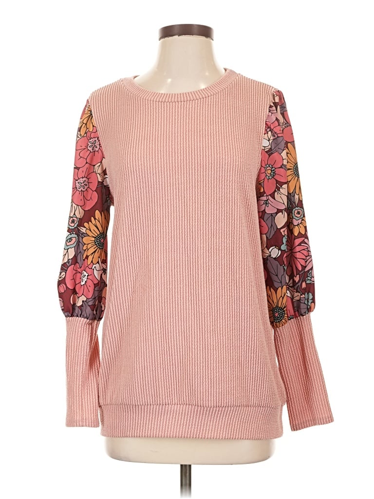 Pre-owned Lovely Melody Pullover Sweater In Pink