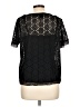Rafaella Black Short Sleeve Blouse Size L - photo 2