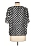 J.Crew Factory Store 100% Polyester Black Short Sleeve Blouse Size L - photo 2
