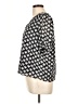 J.Crew Factory Store 100% Polyester Black Short Sleeve Blouse Size L - photo 5