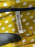 Mittoshop 100% Rayon Polka Dots Yellow 3/4 Sleeve Blouse Size S - photo 7