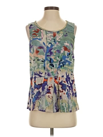 Moulinette Soeurs Sleeveless Silk Top (view 1)