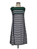 Max Studio Stripes Green Casual Dress Size XS - photo 1