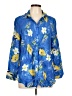 Alison Sheri Floral Blue 3/4 Sleeve Blouse Size L - photo 1