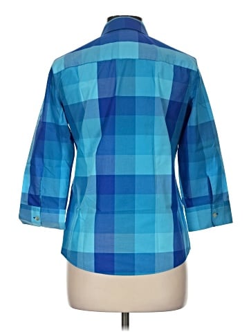 Foxcroft 3/4 Sleeve Button-Down Shirt (view 2)