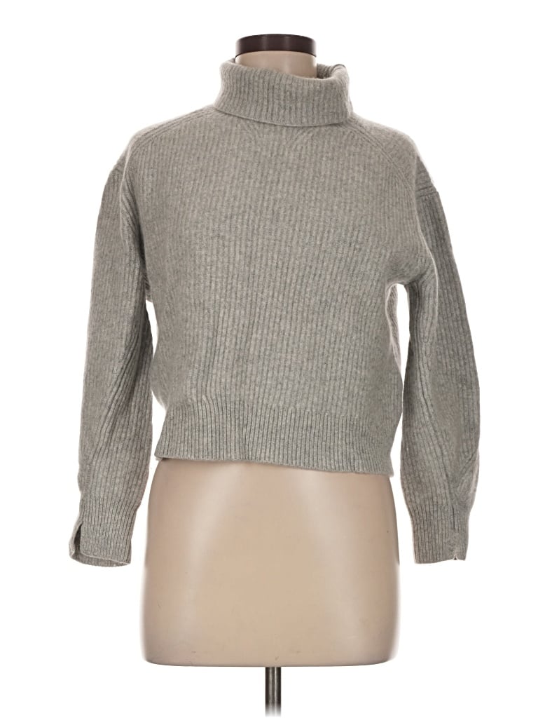 Pre-owned Rag & Bone Cashmere Pullover Sweater In Gray