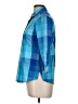Foxcroft Plaid Blue 3/4 Sleeve Button-Down Shirt Size 6 - photo 5