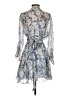 Joie 100% Polyester Floral Blue Cocktail Dress Size S - photo 2