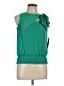 Naked Zebra 100% Polyester Green Sleeveless Blouse Size L - photo 1
