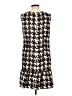 J.Crew Houndstooth Black Casual Dress Size 12 - photo 2
