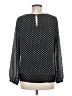 CeCe 100% Polyester Black Long Sleeve Blouse Size M - photo 2