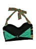 ModCloth Green Swimsuit Top Size L - photo 2