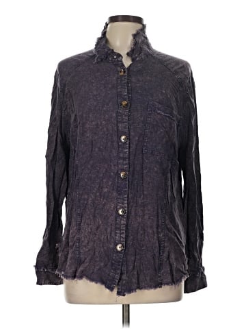 Umgee Long Sleeve Button-Down Shirt (view 1)